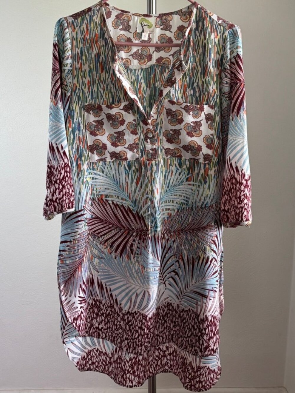 Fig & Flower Womens Tunic Top Size S